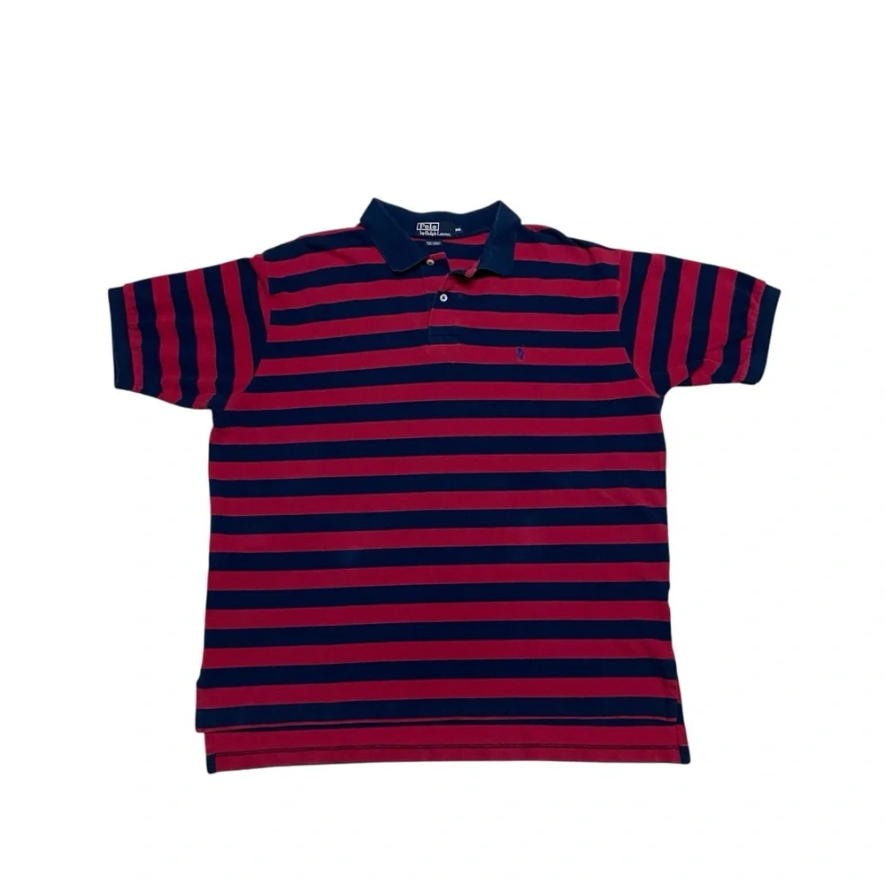 Vintage Polo Ralph Lauren Polo Men’s XXL Red & Navy Shirt